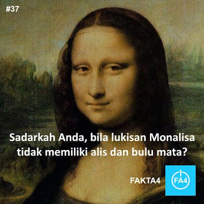 Kemanakah Alis dan Bulu Mata Monalisa? 