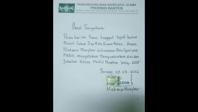 Said Aqil Dianggap Bohongi Kiai dan Halalkan Segala Cara, Ketua PWNU Banten Mundur