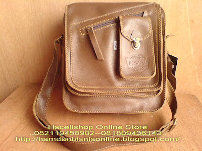 Tas Selempang Kulit Asli