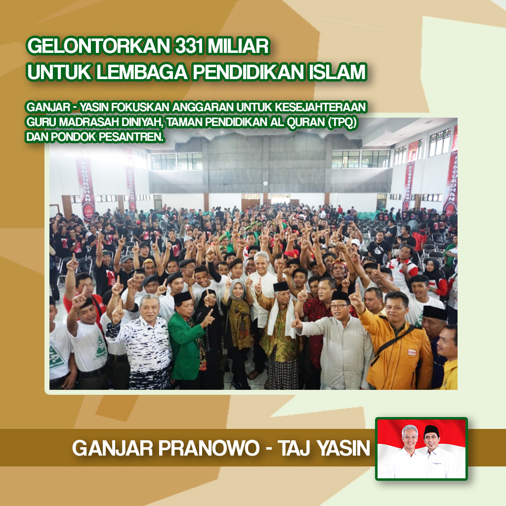 Gelontarkan 331 Miliar Untuk Lembaga Pendidikan Islam