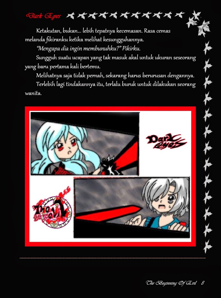 Just promotion! Dark Eyes - The Beginning Of Evil ( Comic Coloboration )