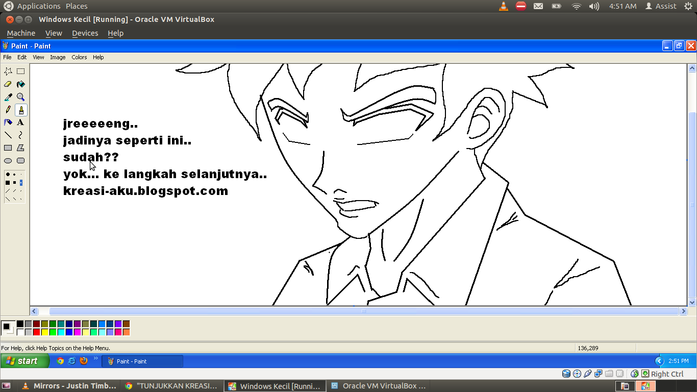 Ane Ajarin nih &quot;Membuat Karacter Sendiri &amp; Kata Mutiara&quot; by ms.Paint 