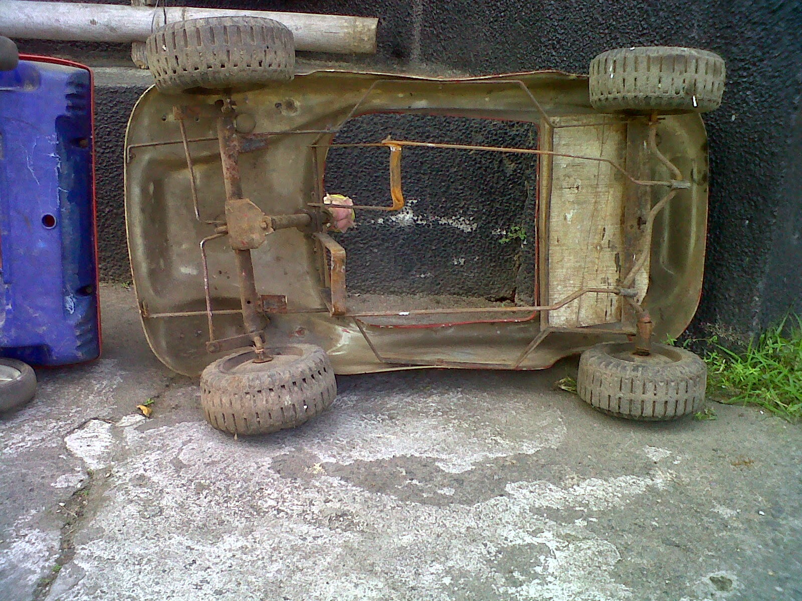 rangka pedal car & vespa goes