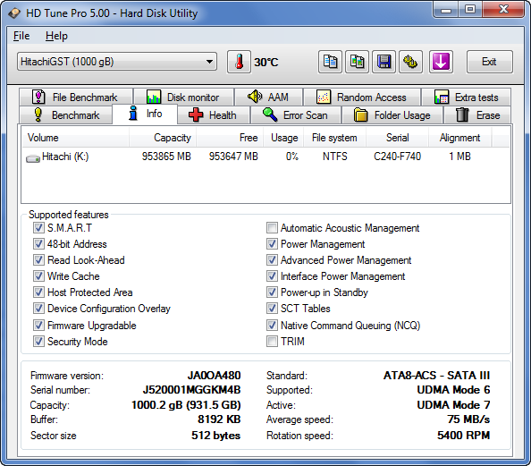 Hitachi Touro 1TB Bekas Tapi Baru Murah Semarang