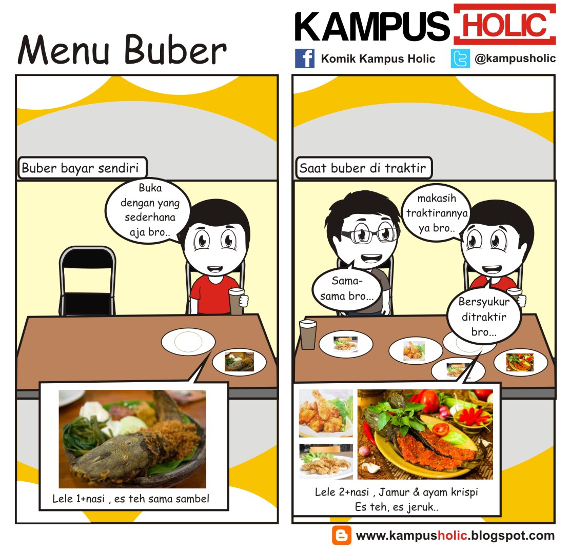 Komik Kehidupan Mahasiswa di Bulan Puasa