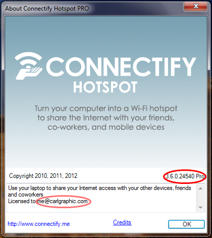 License Connectify