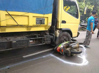 Kronologi Siswi SMA Di Bengkulu Tewas Terlindas Truck Pengangkut Semen