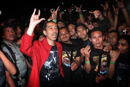 Sudah Tahu 6 Band Favorit Jokowi?