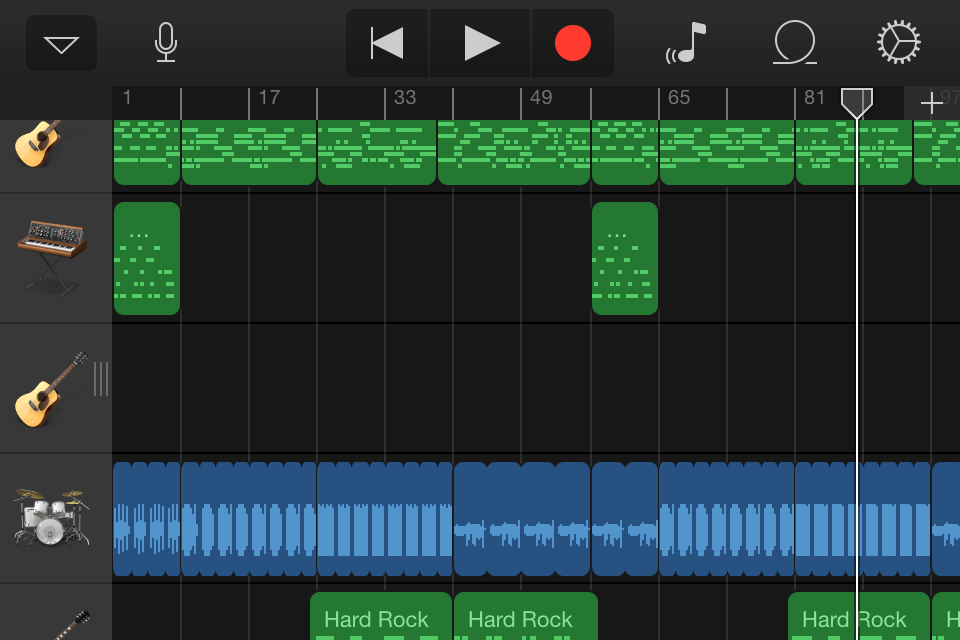 Mengarasemen Lagu dengan aplikasi iphone . Garage band