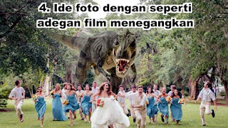 Ide Foto Pernikahan Unik dan Lucu yang bisa kamu coba 