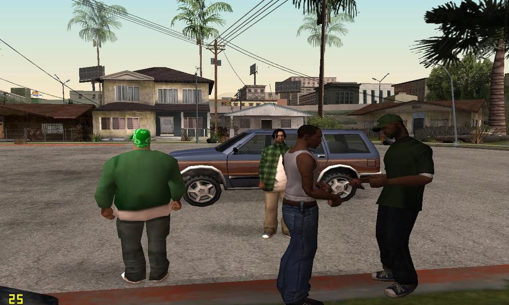 Carl Johnson / CJ (GTA San Andreas) Mudik Pulang Kampung...??!!!