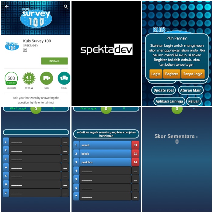 Jawaban Kuis Survey Family 100 Materi Soal