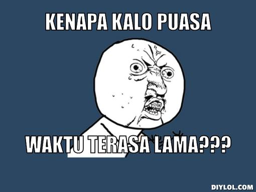 Tipe-tipe Orang Berpuasa Versi Ane, Agan Termasuk yang Mana?