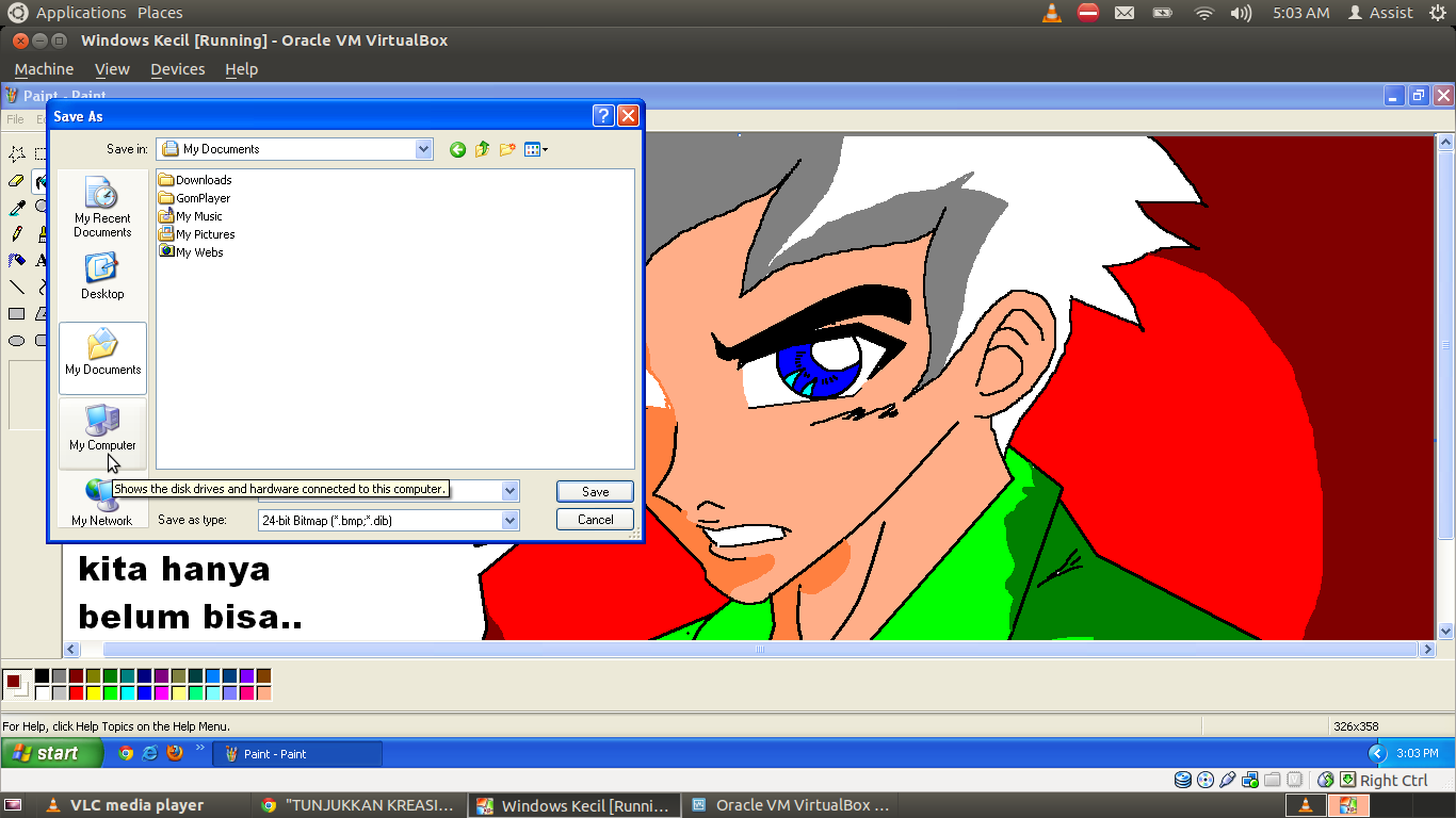 Ane Ajarin nih &quot;Membuat Karacter Sendiri &amp; Kata Mutiara&quot; by ms.Paint 