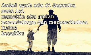Aku mendengar dan merasakan bebanmu ayah