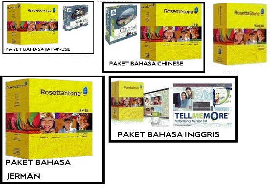 jual software paket belajar 16 bahasa, semua bahasa ada...super lengkap.. masuk gan!