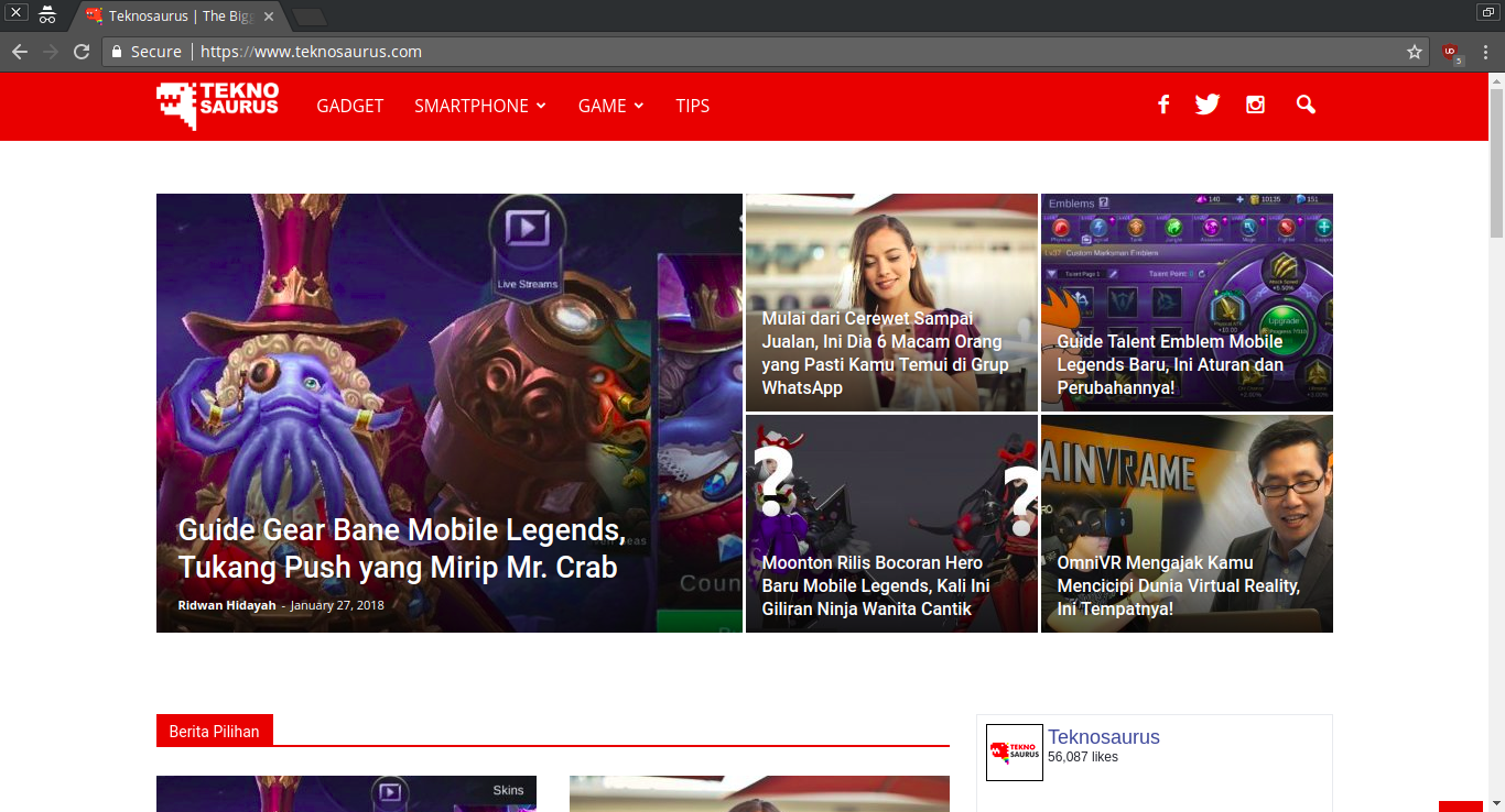 5 Website Teknologi Bahasa Indonesia Terbaik yang Bisa Agan Kunjungi