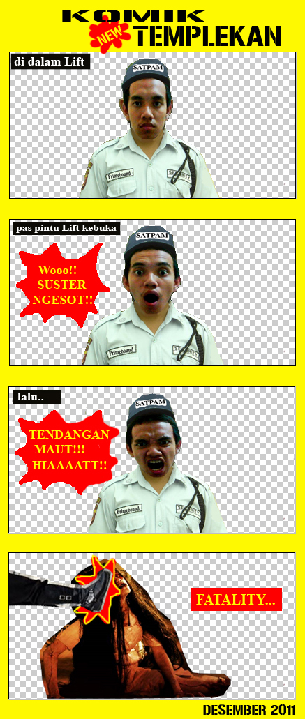 Suster Ngesot Ditendang Satpam
