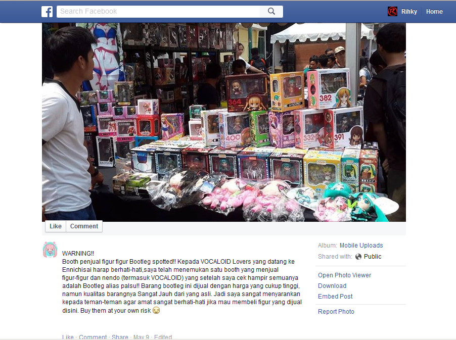 Penipuan terkait penyampaian informasi barang dagang ( Seller Buyer MASUK)