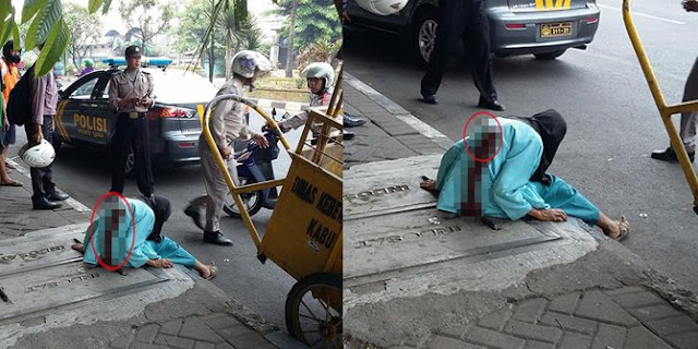 Gila gan, Seorang Nenek ditusuk di punggung, NYATA