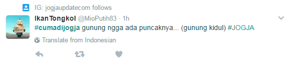 Hashtag #Cumadijogja Trending di Twitter, Lihat Yuk Serunya Cuitan #Cumadijogja !