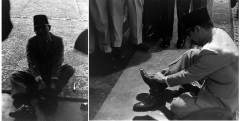 Foto Saat Presiden Soekarno Solat Di Amerika