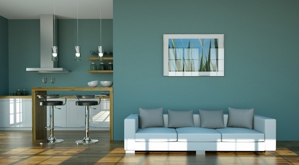 &#91;PIC&#93; Desain interior warna teal, warna &quot;bunglon&quot; untuk rumah minimalis