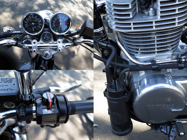 Yamaha SR400, Motor Old School Yamaha