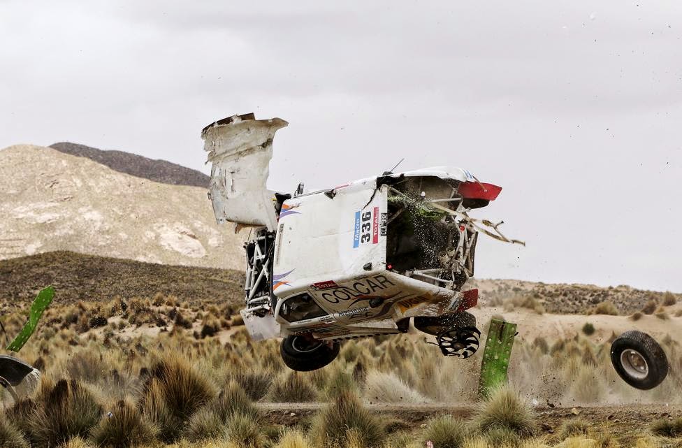 Crash.. Dakar Rally