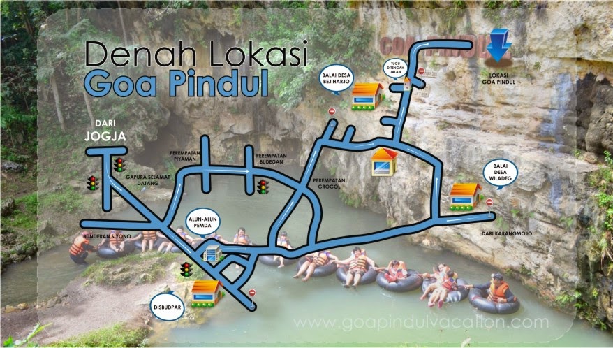 Rute Menuju Goa Pindul Jogja