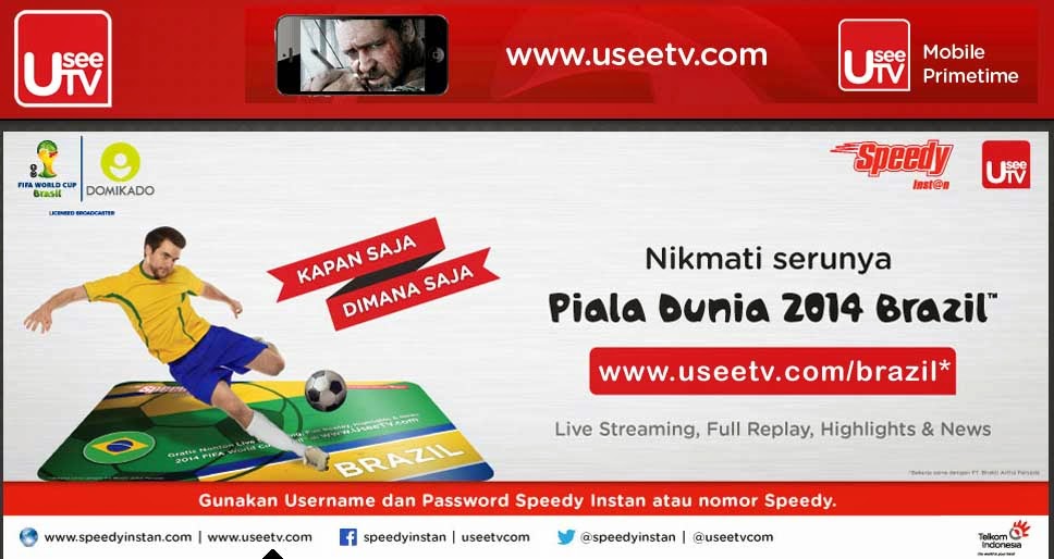 Perbandingan Menonton Streaming World Cup 2014 (USeetv dan Vivaall)
