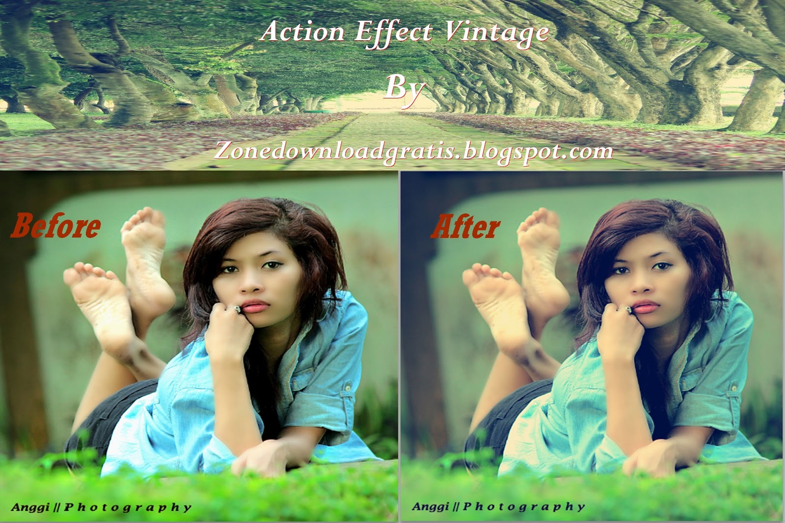 &#91;Share&#93; Action Photosop Membuat Efek Vintage Keren