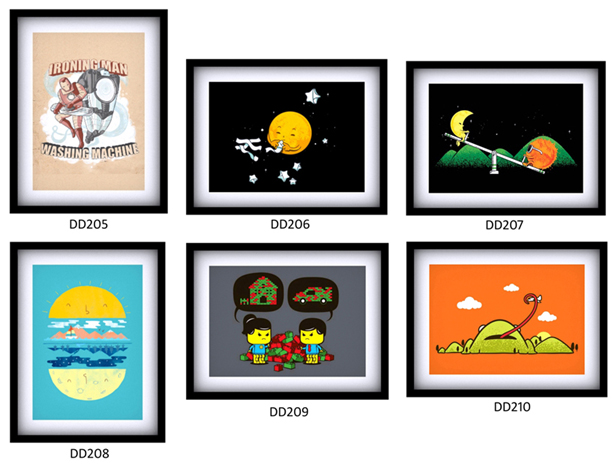 Terjual hiasan dinding/ bingkai/ pigura minimalis/ karya 