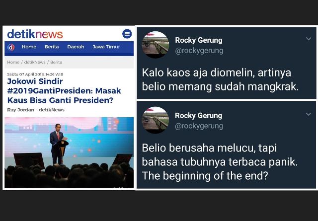 Dosen UI Rocky Gerung Dituding Sebar Ujaran Kebencian SARA