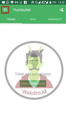 Membalas pesan di android menggunakan komputer