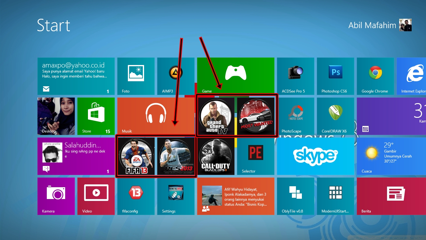 Nih gann!! Cara Ganti Icon Tile Windows 8 ( Win 8 User masukkk)