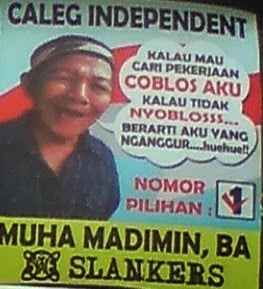 Ini dia Poster Iklan Caleg Paling Lucu dan Unik