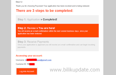 Mau Daftar Payoneer Dapat $25 Gratis ? Ikuti Caranya....