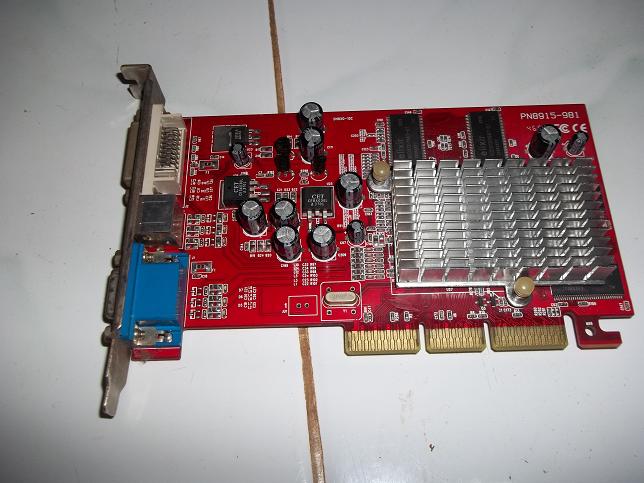 VGA AGP 128mb ATI RADEON 9200
