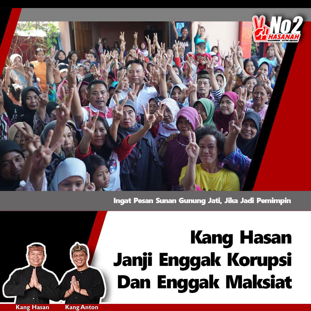 Kang Hasan Janji Enggak Korupsi Dan Maksiat