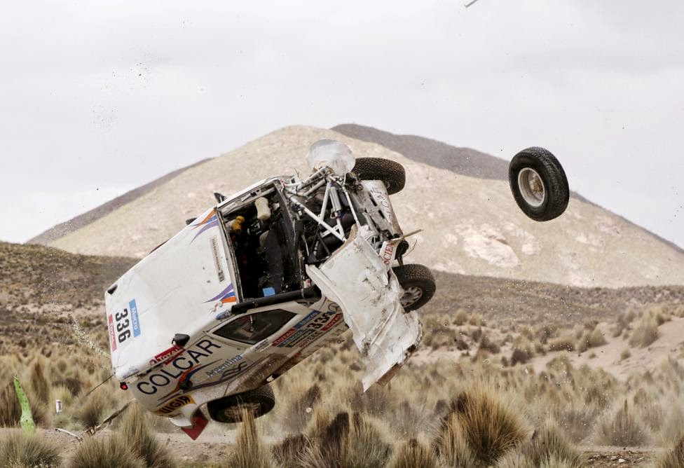 Crash.. Dakar Rally
