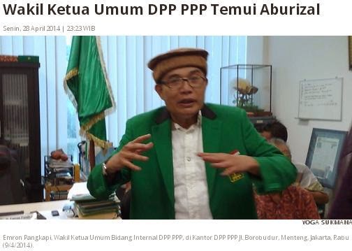 PPP / Emron Dukung Aburizal Bakrie Jadi Presiden?