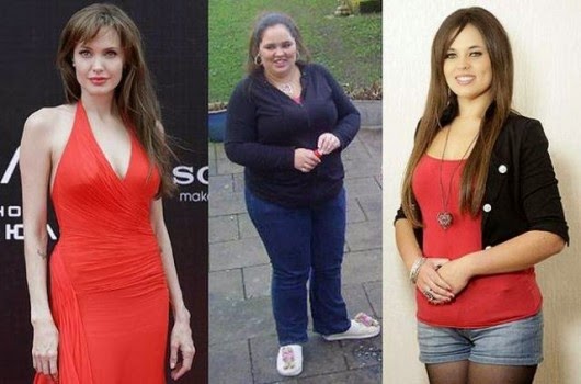 Dipuji Mirip Angelina Jolie Wanita ini Sukses Turunkan Berat Badan
