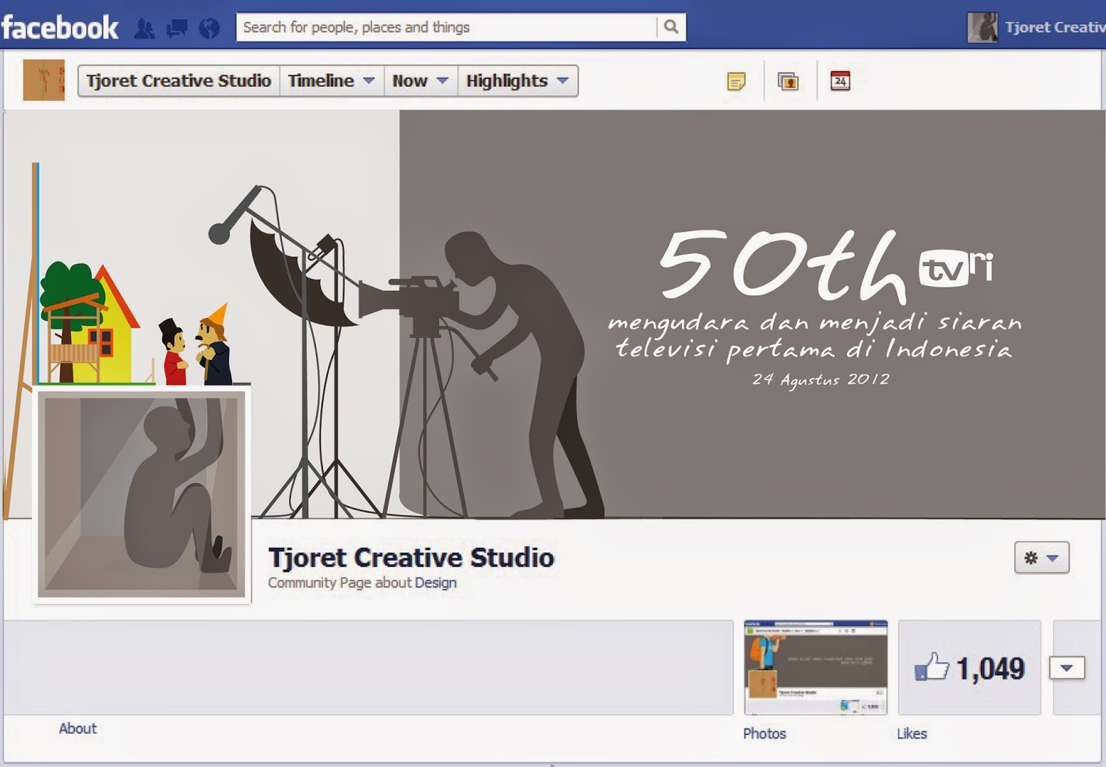 Cover Facebook Tjoret Creative Studio