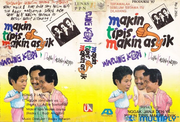 12 Album Kaset WARKOP (fans Warkop DKI harap masupp) gak masuk, gilee lu droo!!!