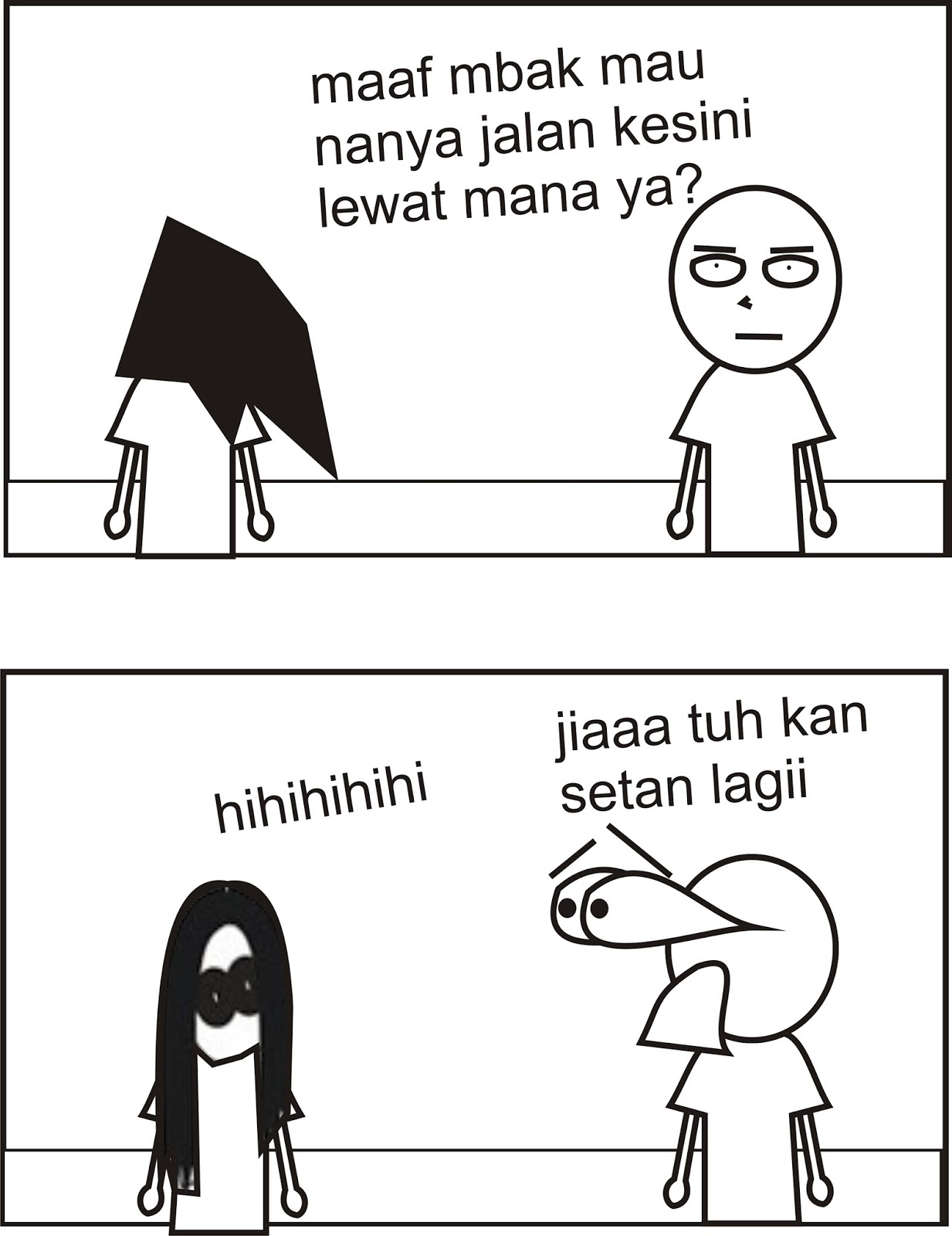 Skenario Menakut - nakuti oleh para Hantu