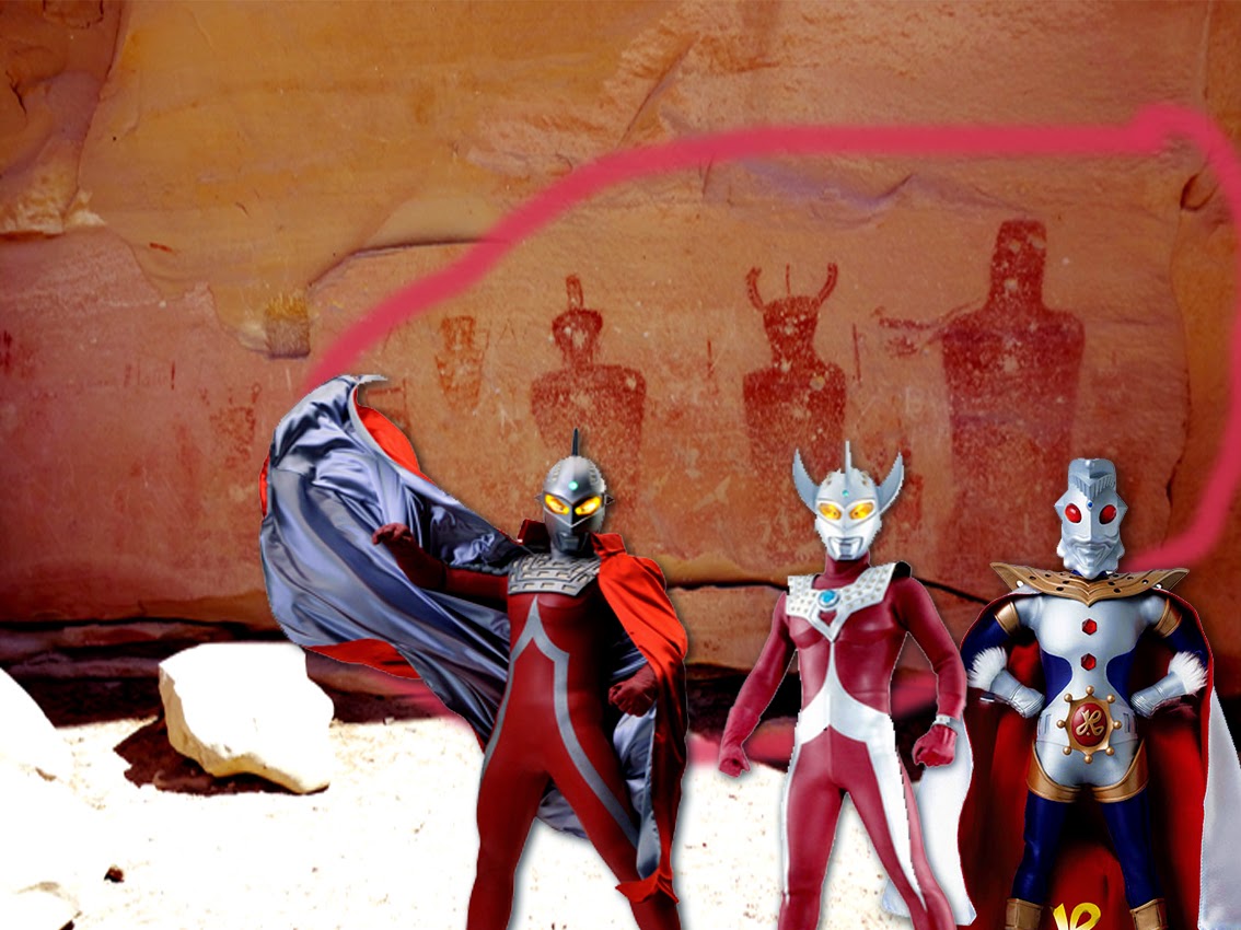Humor Cocoklogi, Bukti bahwa Satria Baja Hitam dan Ultraman itu Nyata