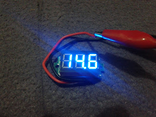 Mini Digital Voltmeter Red LED Vehicles Motor Voltage Panel Meter 3.3-30V