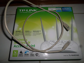 CARA SETTING WIRELESS N ACCESS POINT TP LINK TL-WA901ND SEBAGAI ACCESS POINT