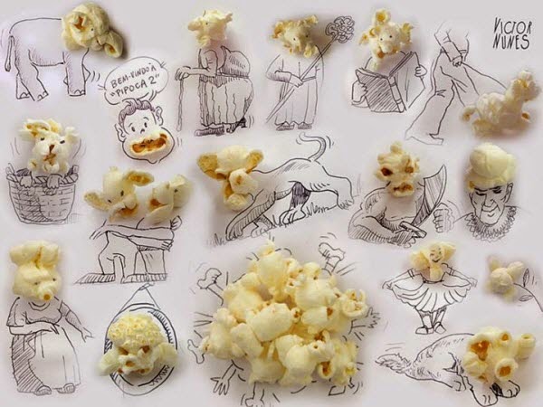 12 Amazing Fun Arts dari Benda Sehari-hari dan Makanan